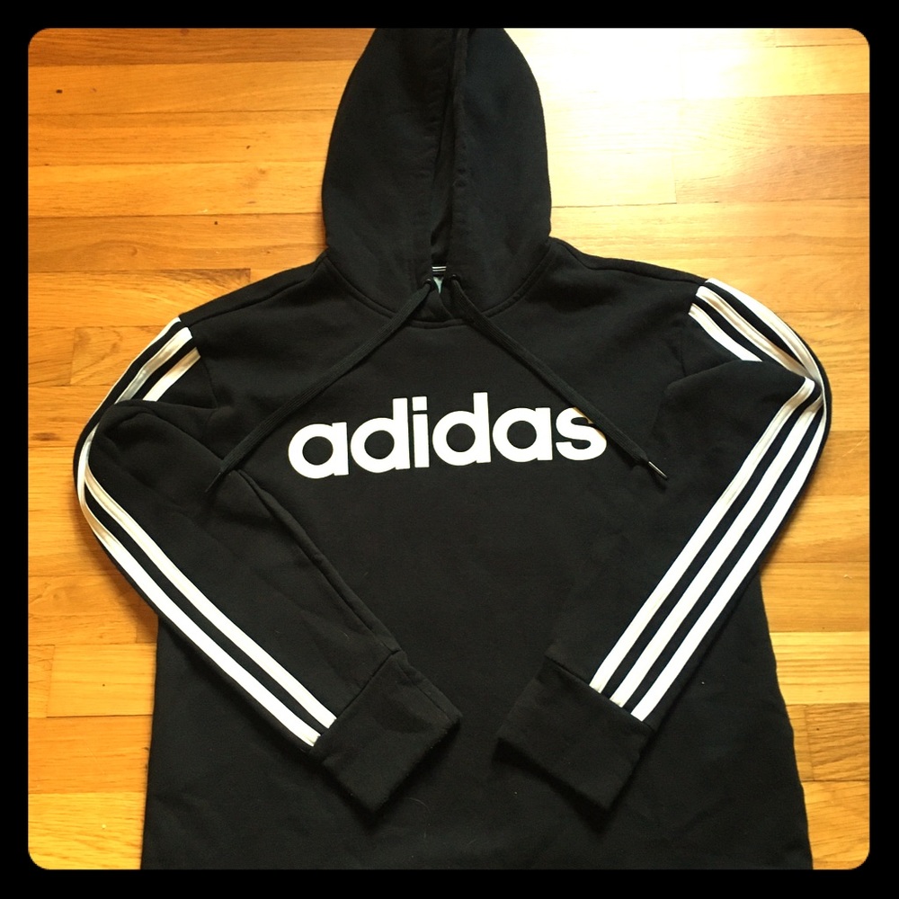 3-stripe adidas hoodie